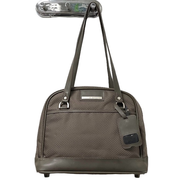 Samsonite Quality Multi Pocket Double Strap Padded Pocket Vintage Travel Bag! - Picture 2 of 9